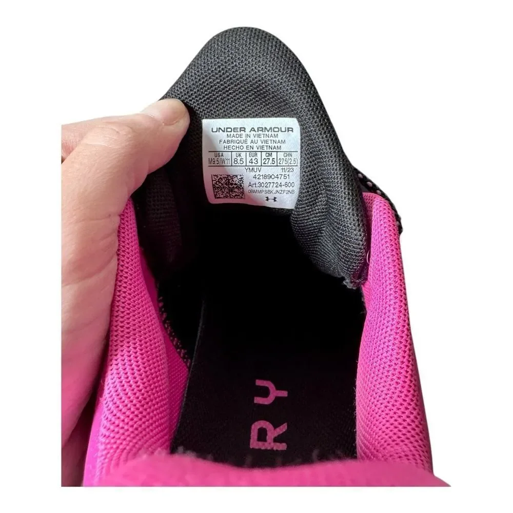 Under Armour wear toes